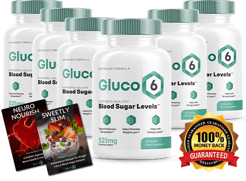 Gluco6 6 bottle check out pg with 2 bonus and 90 days 